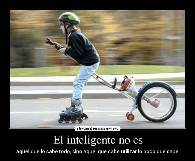El inteligente no es -