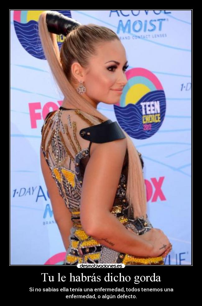 Tu le habrás dicho gorda - 