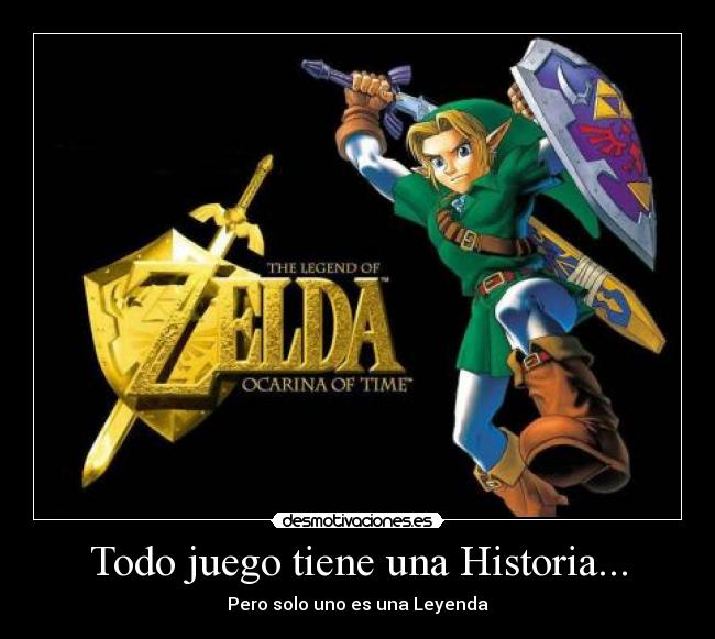 carteles historia juegos nintendo the legend zelda link zelda desmotivaciones