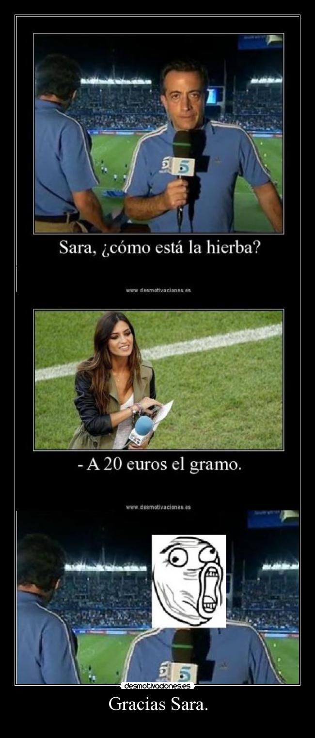 Gracias Sara. - 