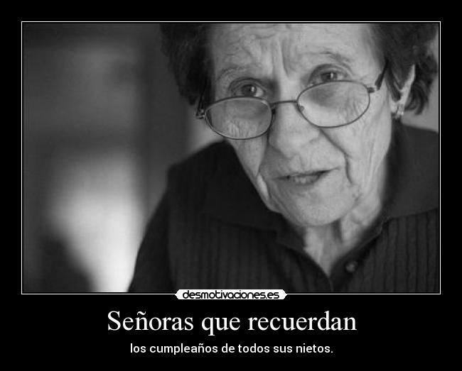 Señoras que recuerdan - 