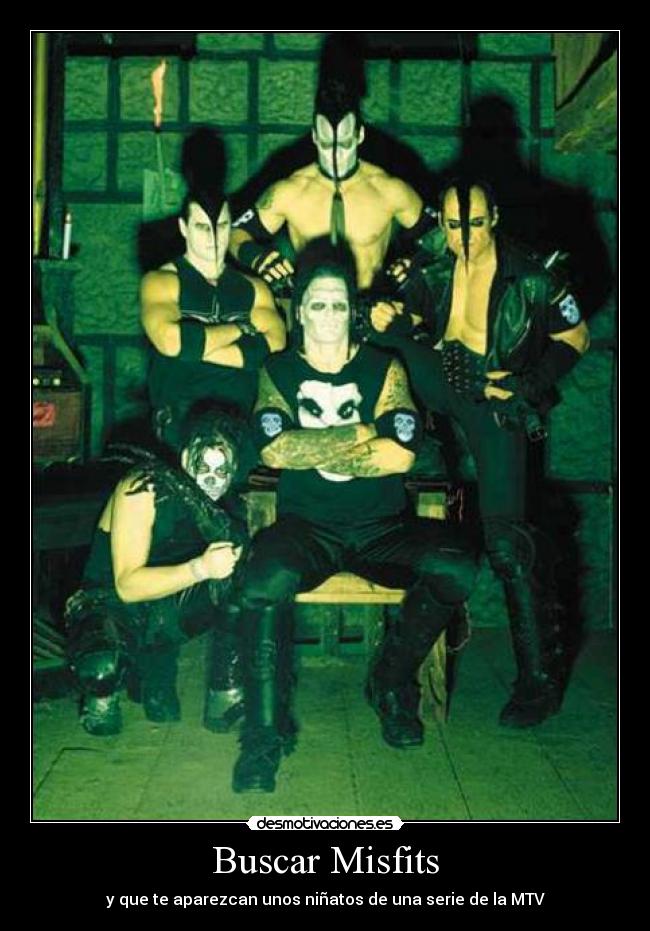 carteles the misfits horror punk desmotivaciones