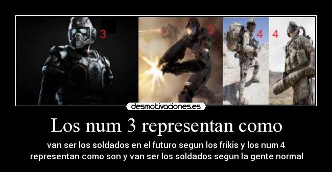 Los num 3 representan como - 