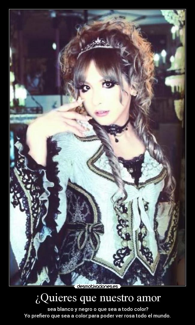 ¿Quieres que nuestro amor -