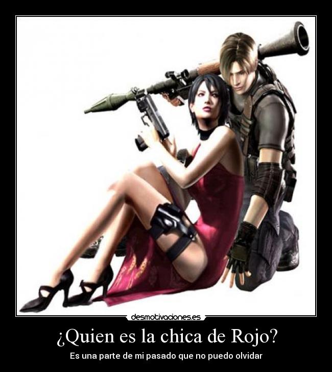 ¿Quien es la chica de Rojo? -