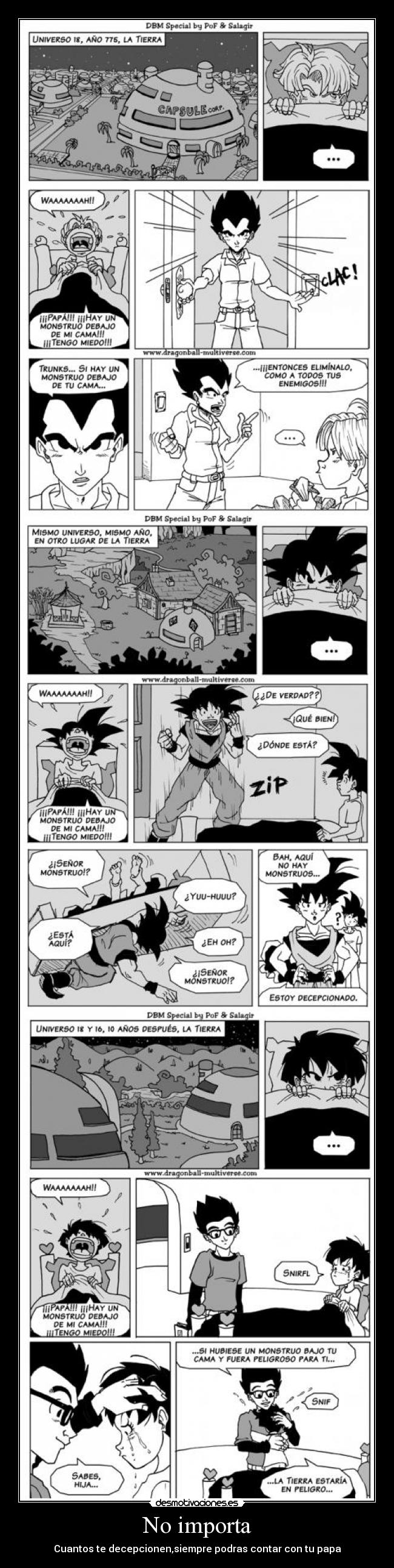 No importa - Cuantos te decepcionen,siempre podras contar con tu papa