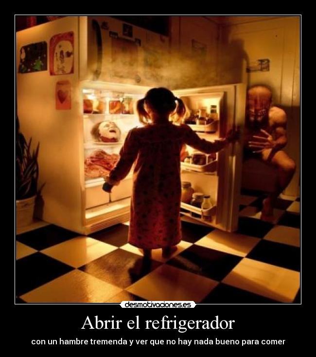 Abrir el refrigerador - 