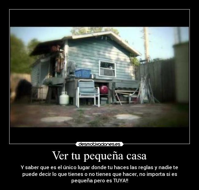 carteles casa casa vida propia desmotivaciones