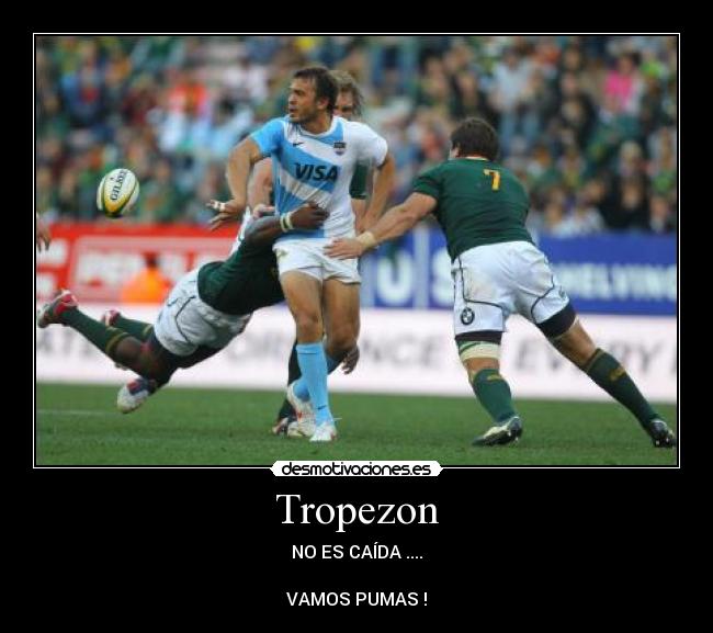 Tropezon - NO ES CAÍDA ....

VAMOS PUMAS !