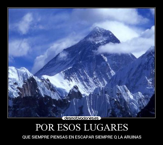 POR ESOS LUGARES - 