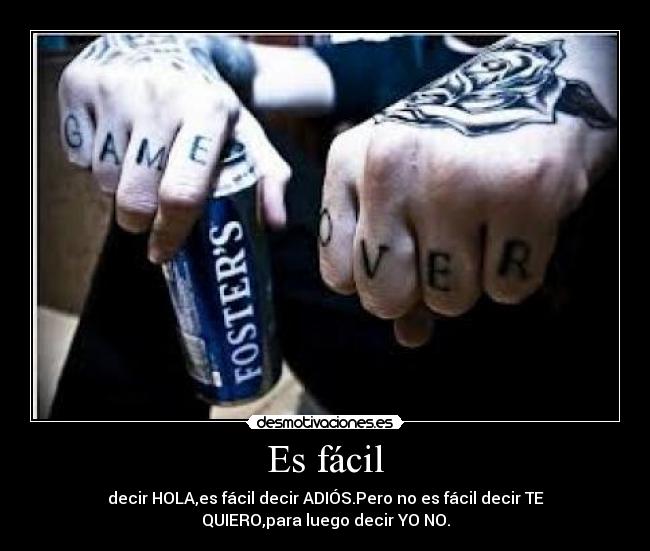 Es fácil -