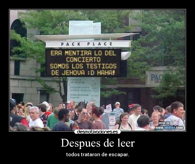 Despues de leer - 