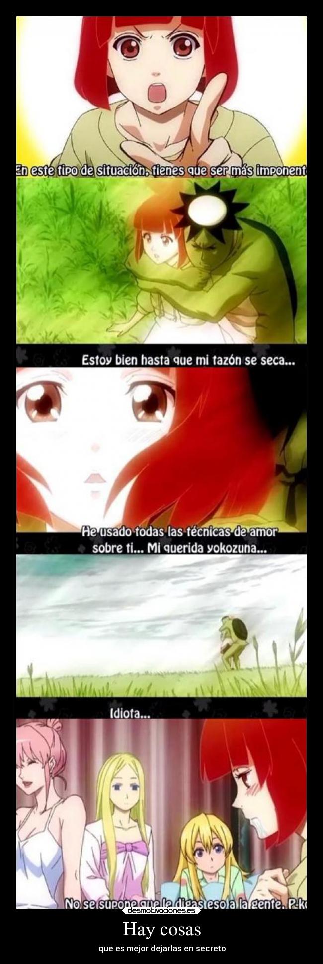 Hay cosas - que es mejor dejarlas en secreto