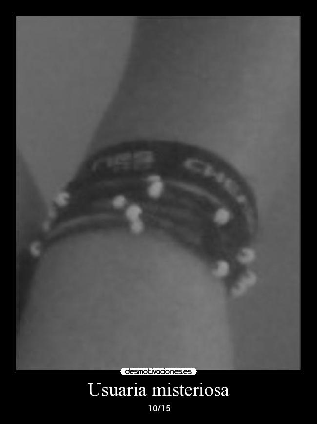 Usuaria misteriosa -