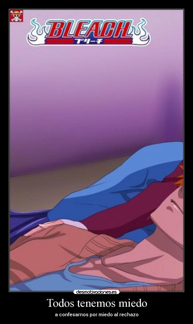 Todos tenemos miedo - a confesarnos por miedo al rechazo