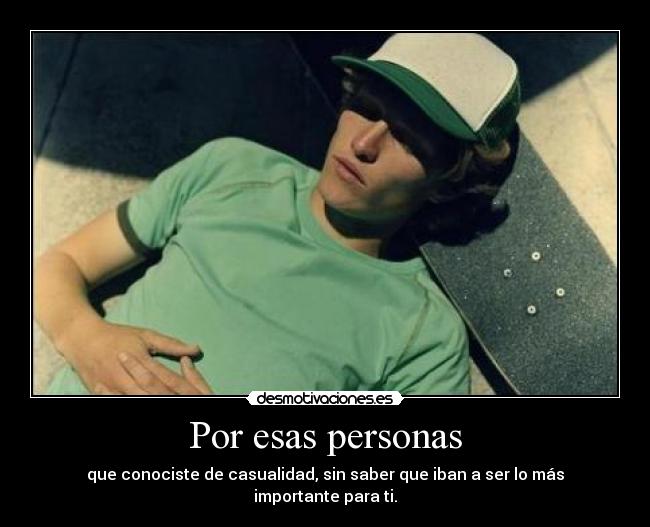 Por esas personas - 