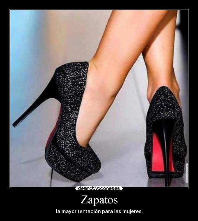 Zapatos - la mayor tentación para las mujeres.