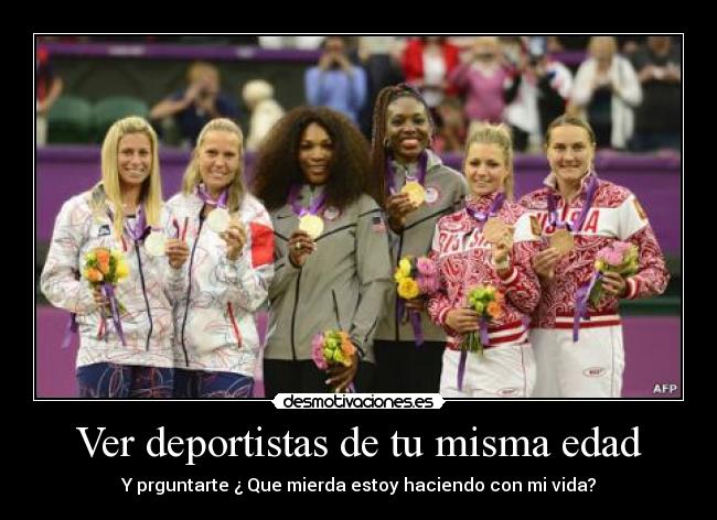 Ver deportistas de tu misma edad -