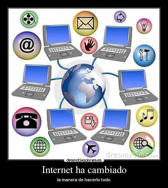 Internet ha cambiado - la manera de hacerlo todo.