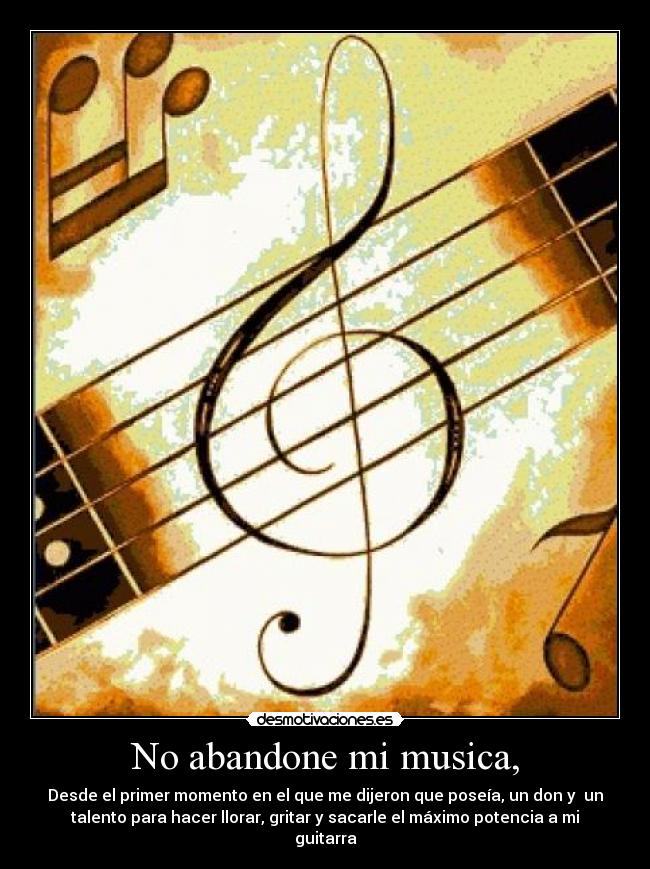 carteles musica musico desmotivaciones