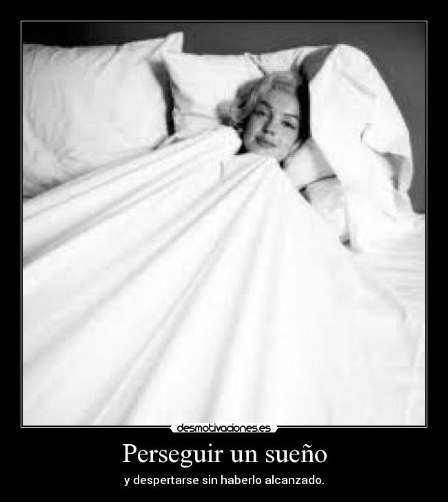 carteles sueno perseguir alcanzar desmotivaciones