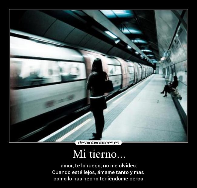 Mi tierno... -