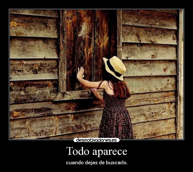 Todo aparece -
