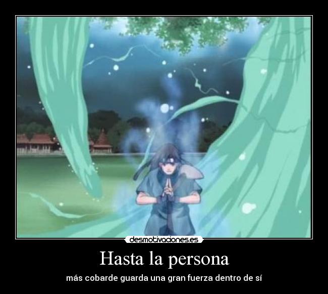 Hasta la persona -