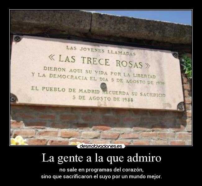 carteles homenaje las rosas desmotivaciones