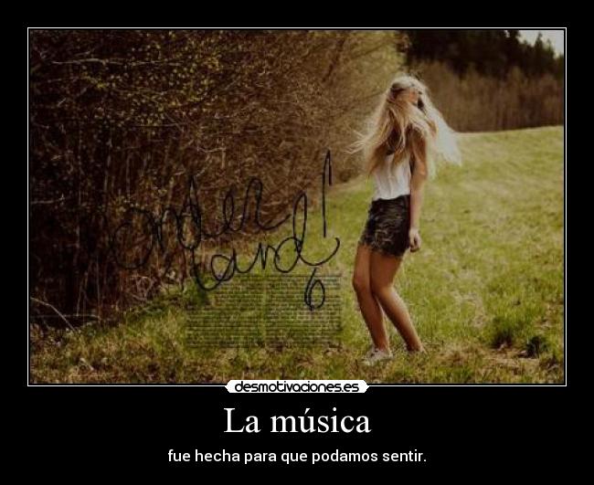 carteles musica maybedream desmotivaciones