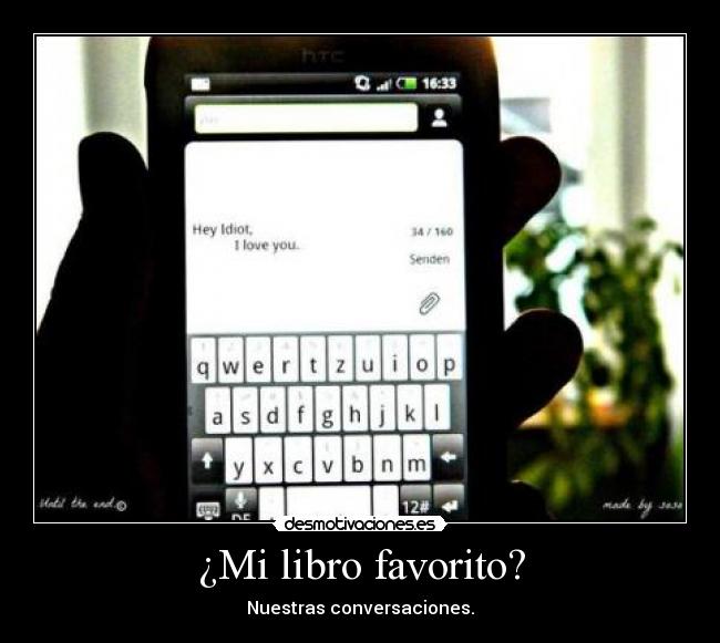 ¿Mi libro favorito? - Nuestras conversaciones.