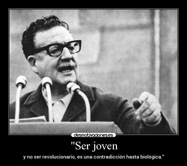 carteles salvador allende jovenes revolucionarios desmotivaciones