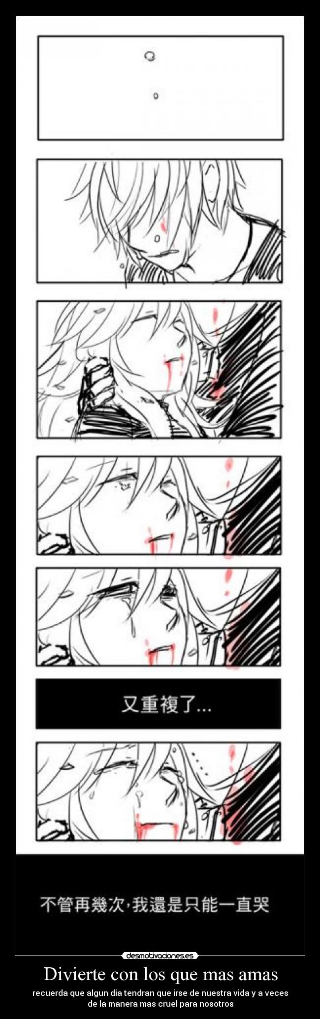 carteles htf flaky flippy tristeza llorar happy tree friends desmotivaciones