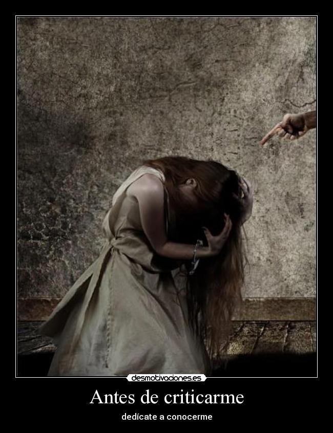 Antes de criticarme - 