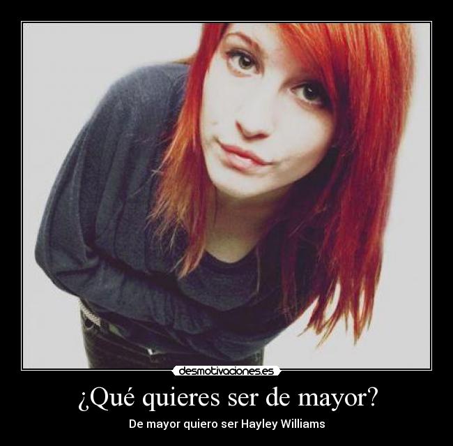 ¿Qué quieres ser de mayor? -