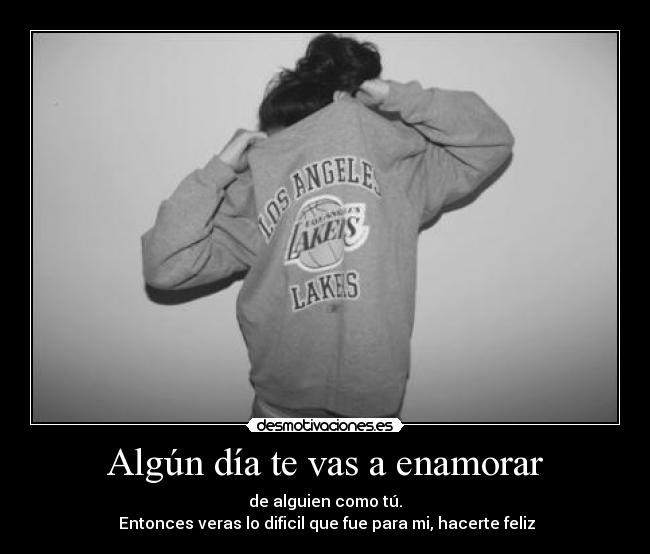 Algún día te vas a enamorar - 