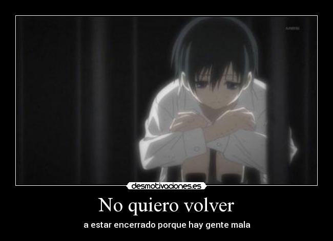 No quiero volver -