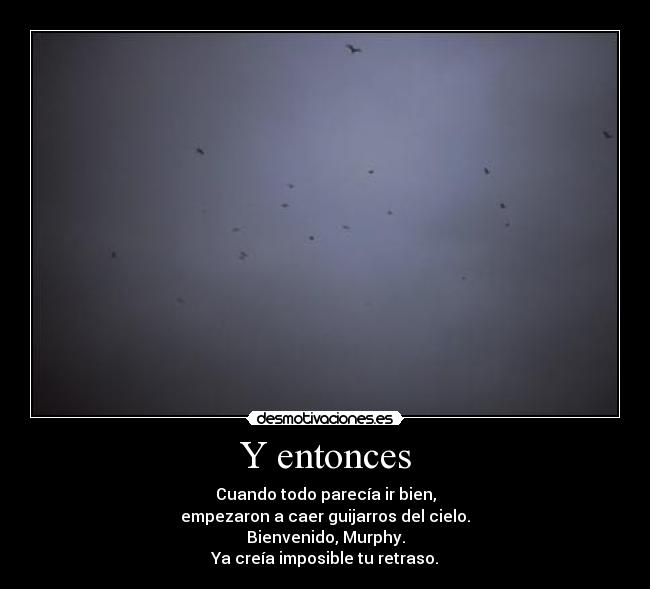 Y entonces - 