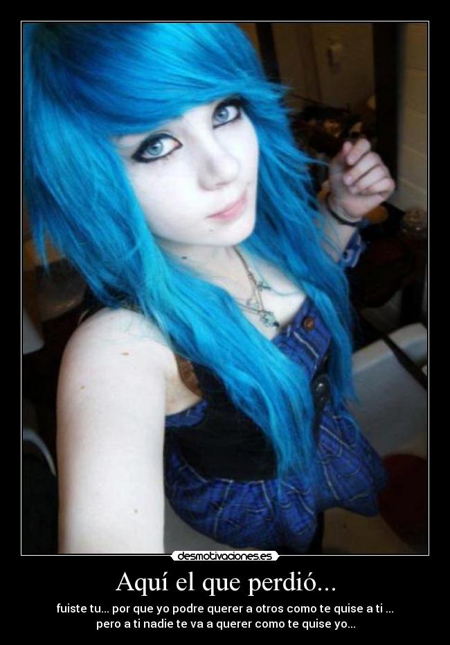 Aquí el que perdió... -