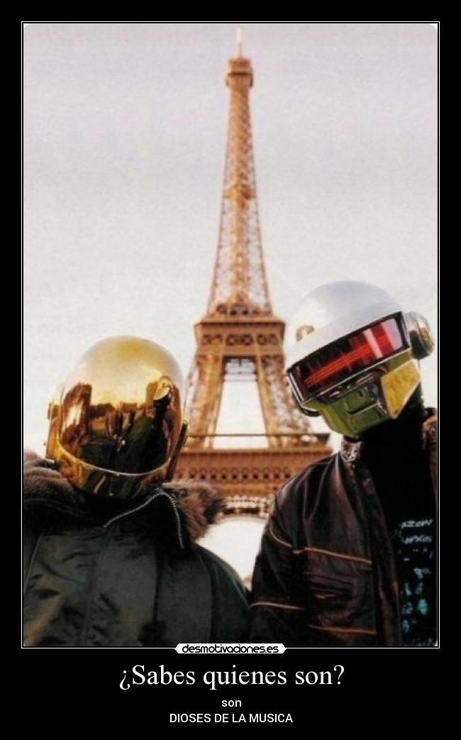 ¿Sabes quienes son? - son
DIOSES DE LA MUSICA