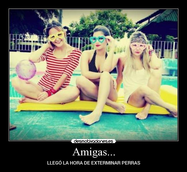 Amigas... - LLEGÓ LA HORA DE EXTERMINAR PERRAS