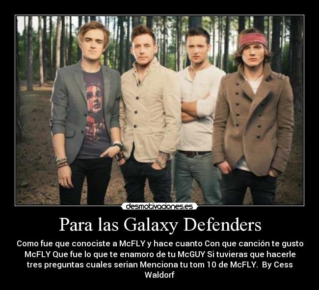 Para las Galaxy Defenders -
