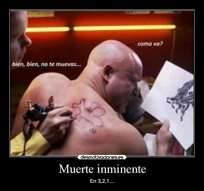 Muerte inminente - En 3,2,1....