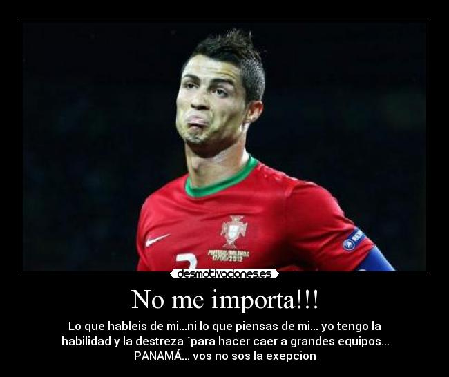 No me importa!!! - 