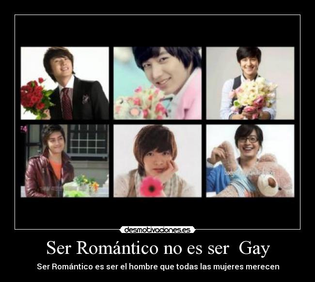 Ser Romántico no es ser Gay -