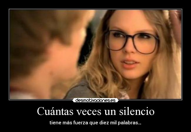 Cuántas veces un silencio -