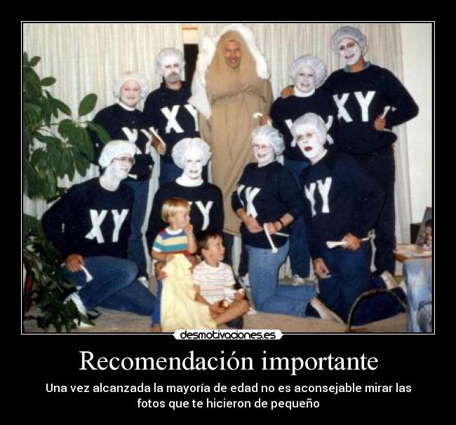 Recomendación importante - 