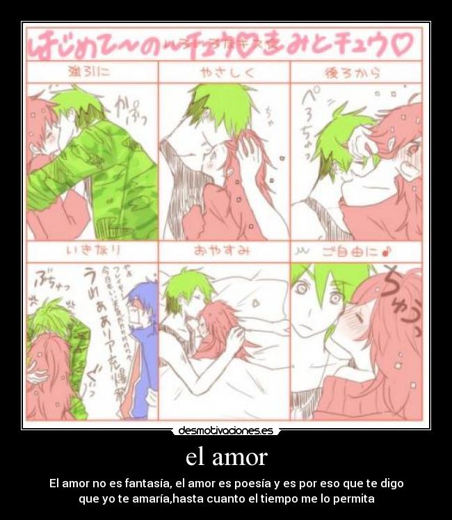 el amor -