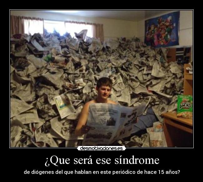 ¿Que será ese síndrome -