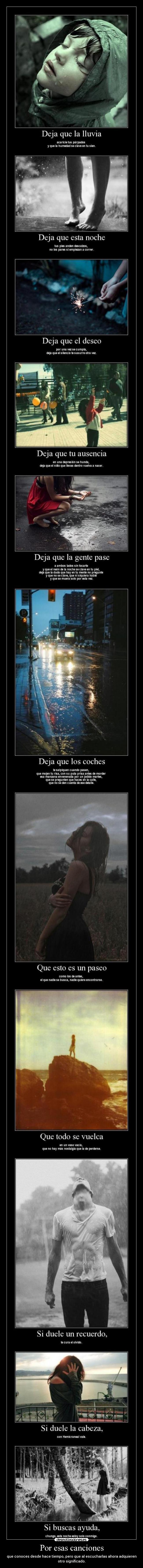 Por esas canciones -